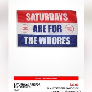 NWT Linda Finegold ALF flag new in plastic